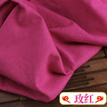 Solid Color Linen Cotton Fabric for Sewing and Textiles