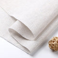 Light Beige Vintage Hemp Solid Color Linen Fabric