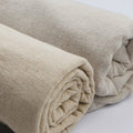 Light Beige Vintage Hemp Solid Color Linen Fabric